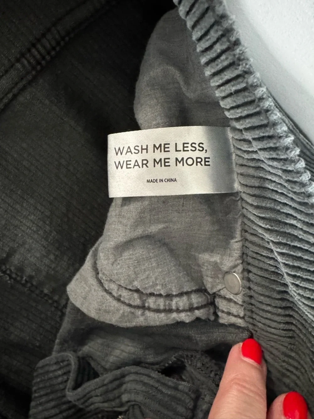 PacSun Men's Dark Gray Corduroy Dylan Baggy Pants - Picture 6 of 12